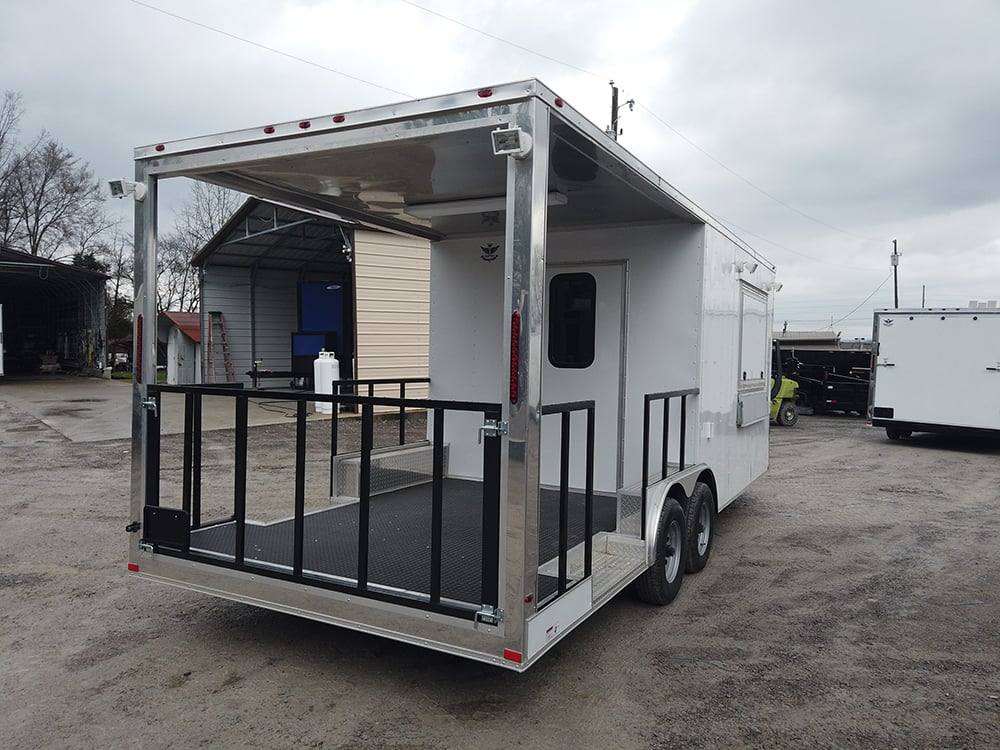 1169-concession-trailer-8.5-x-22-white-bbq-event-catering-7.jpg Concession Trailer 8.5' X 22' White BBQ Event Catering