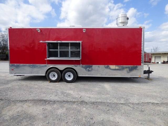 1170-concession-trailer-8.5-x-24-red-food-event-catering-9.jpg Concession Trailer 8.5' X 24' Red - Food Event Catering