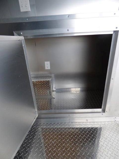Concession Trailer 8.5' X 24'  White - Food Event Catering