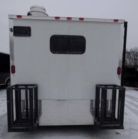 Concession Trailer 8.5' X 24'  White - Food Event Catering
