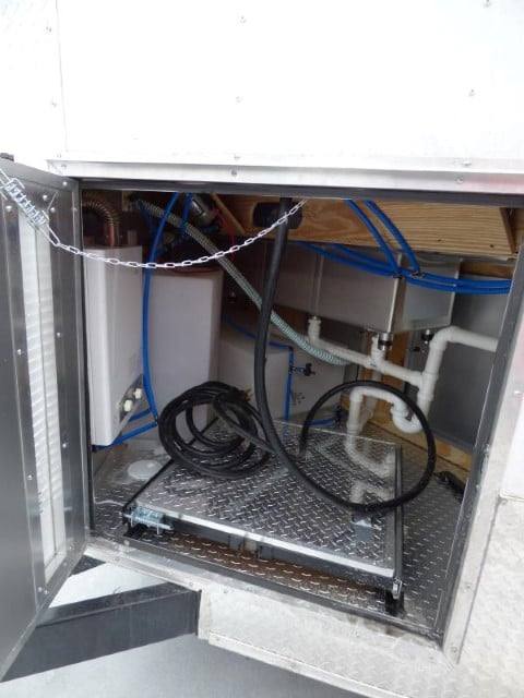 Concession Trailer 8.5' X 24'  White - Food Event Catering