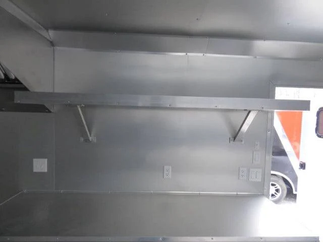 Concession Trailer 8.5' X 24'  White - Food Event Catering