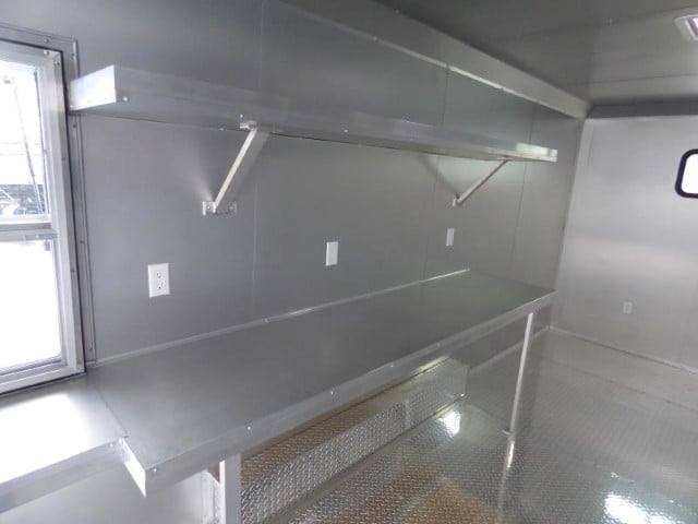 Concession Trailer 8.5' X 24'  White - Food Event Catering
