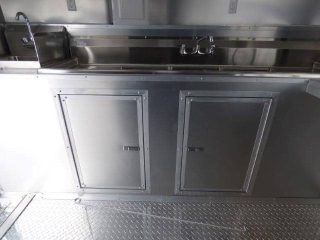Concession Trailer 8.5' X 24'  White - Food Event Catering