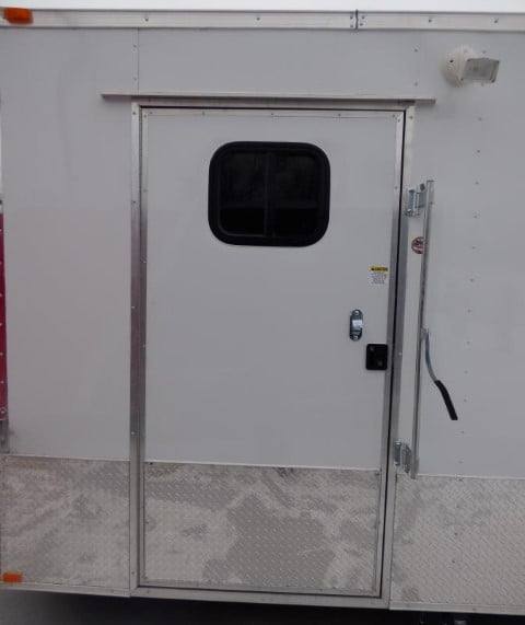 Concession Trailer 8.5' X 24'  White - Food Event Catering