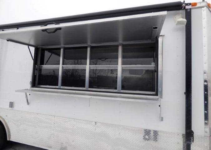 Concession Trailer 8.5' X 24'  White - Food Event Catering