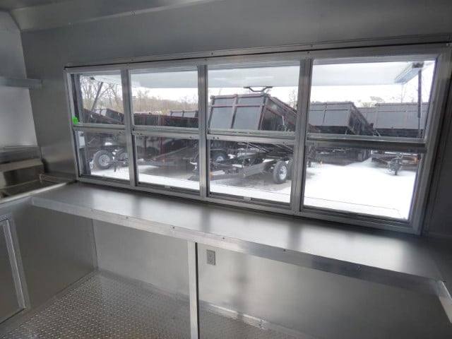 Concession Trailer 8.5' X 24'  White - Food Event Catering