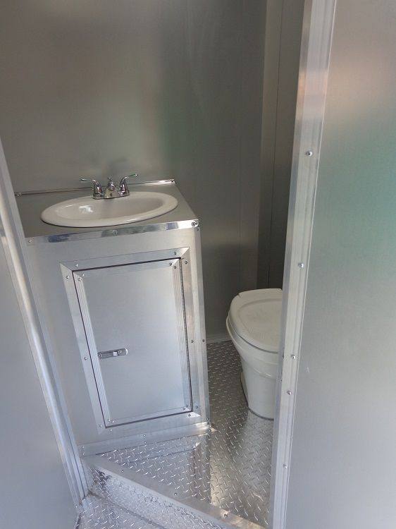 Concession Trailer 8.5' x 24' (Orange) Event Kitchen Catering Food BBQ Restroom
