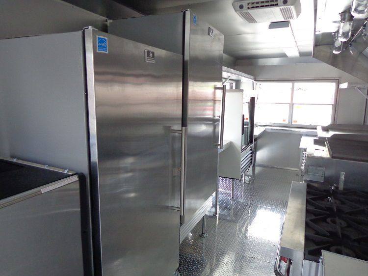 Concession Trailer 8.5' x 24' (Orange) Event Kitchen Catering Food BBQ Restroom