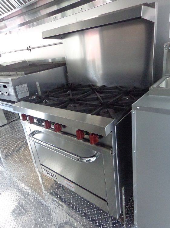 Concession Trailer 8.5' x 24' (Orange) Event Kitchen Catering Food BBQ Restroom