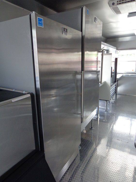 Concession Trailer 8.5' x 24' (Orange) Event Kitchen Catering Food BBQ Restroom