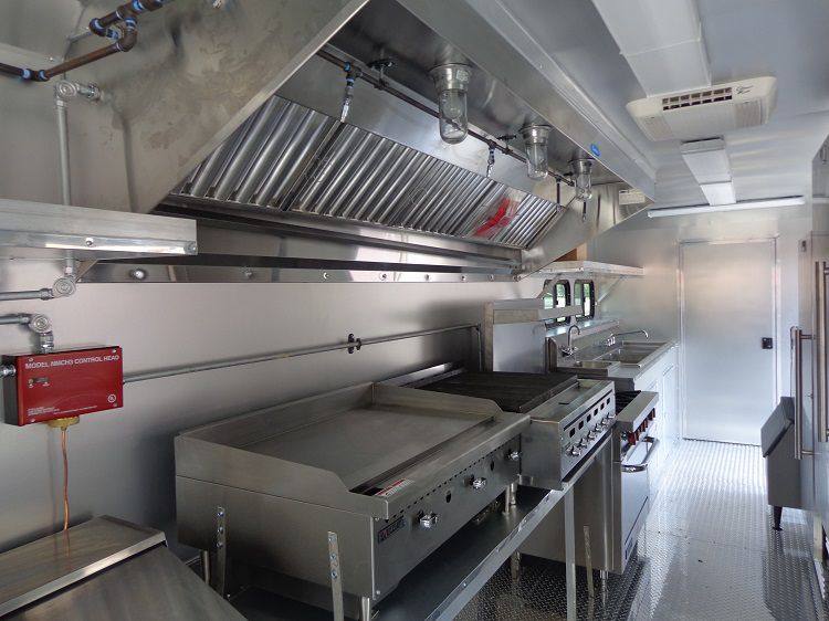 Concession Trailer 8.5' x 24' (Orange) Event Kitchen Catering Food BBQ Restroom