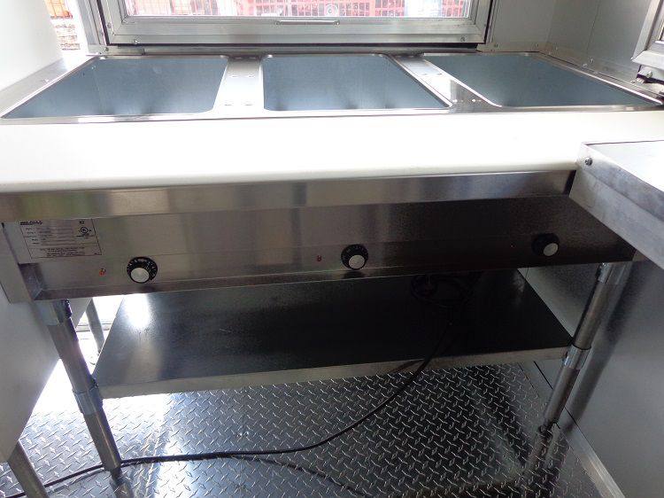 Concession Trailer 8.5' x 24' (Orange) Event Kitchen Catering Food BBQ Restroom