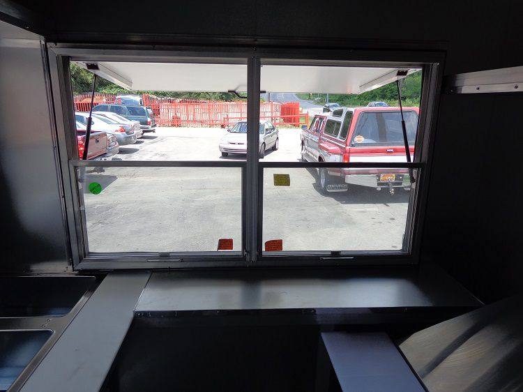 Concession Trailer 8.5' x 24' (Orange) Event Kitchen Catering Food BBQ Restroom