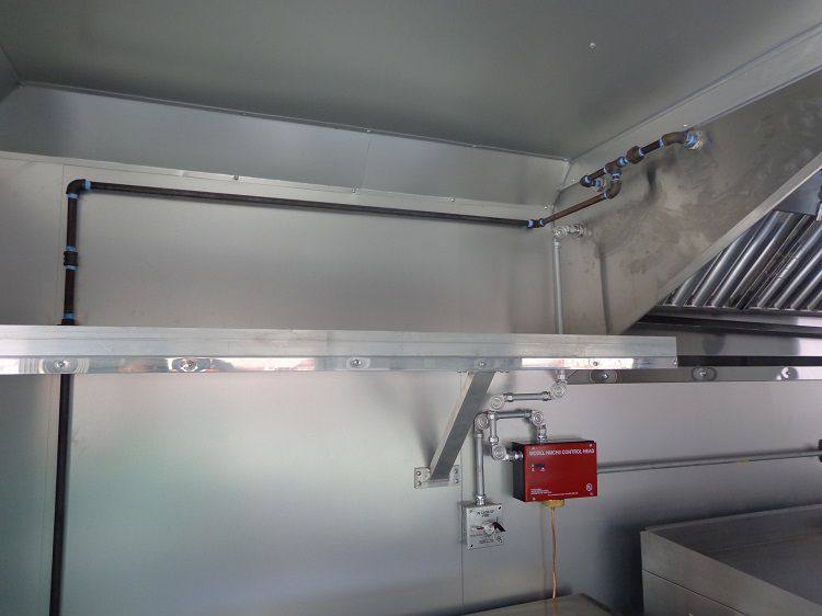 Concession Trailer 8.5' x 24' (Orange) Event Kitchen Catering Food BBQ Restroom