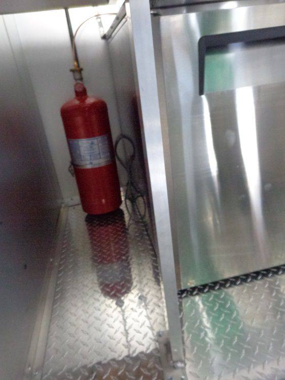 Concession Trailer 8.5' x 24' (Orange) Event Kitchen Catering Food BBQ Restroom