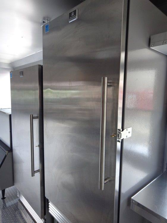 Concession Trailer 8.5' x 24' (Orange) Event Kitchen Catering Food BBQ Restroom