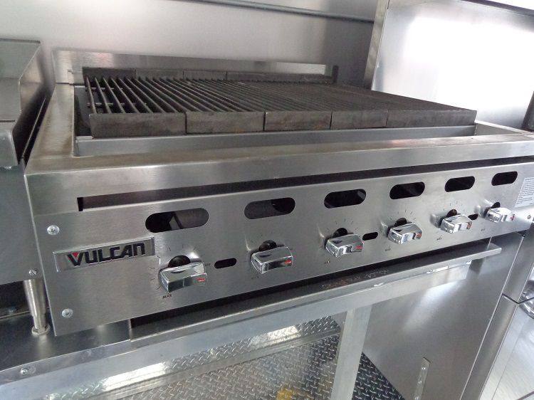 Concession Trailer 8.5' x 24' (Orange) Event Kitchen Catering Food BBQ Restroom