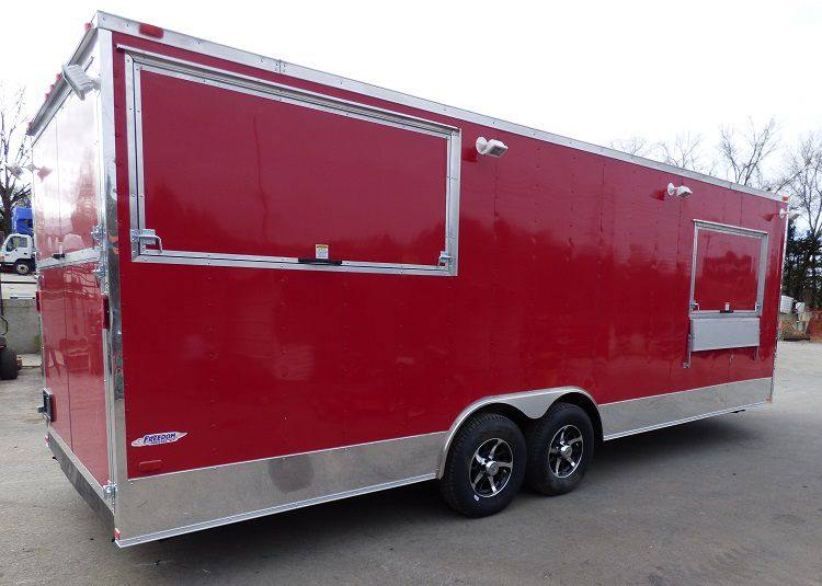1173-concession-trailer-8.5-x-24-red-event-catering-bbq-smoker-enclosed-11.jpg Concession Trailer 8.5' x 24' (Red) Event Catering BBQ Smoker Enclosed