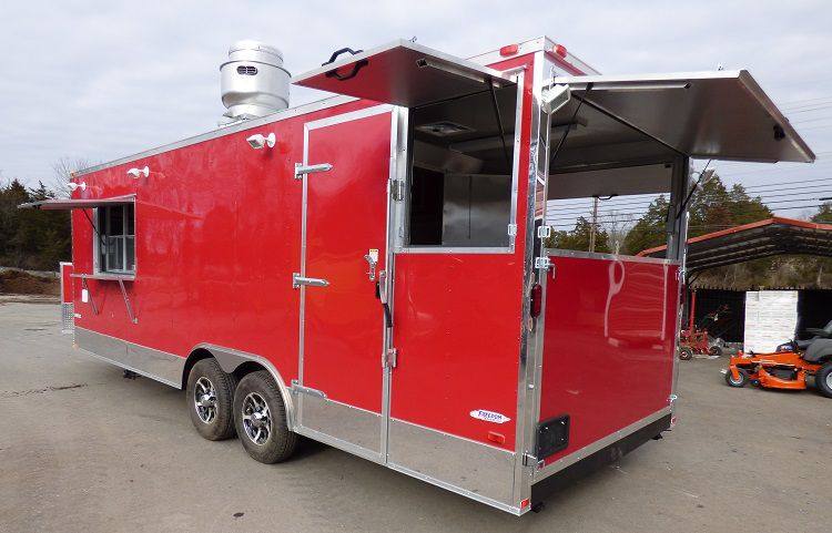1173-concession-trailer-8.5-x-24-red-event-catering-bbq-smoker-enclosed-15.jpg Concession Trailer 8.5' x 24' (Red) Event Catering BBQ Smoker Enclosed