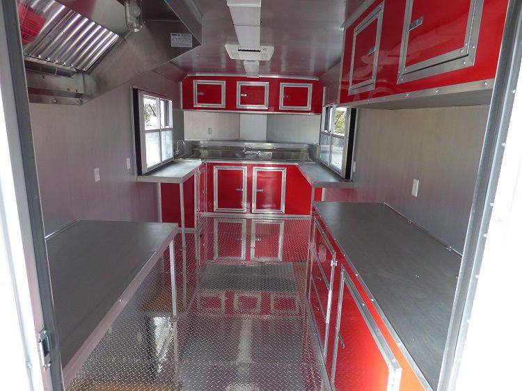 1173-concession-trailer-8.5-x-24-red-event-catering-bbq-smoker-enclosed-17.jpg Concession Trailer 8.5' x 24' (Red) Event Catering BBQ Smoker Enclosed