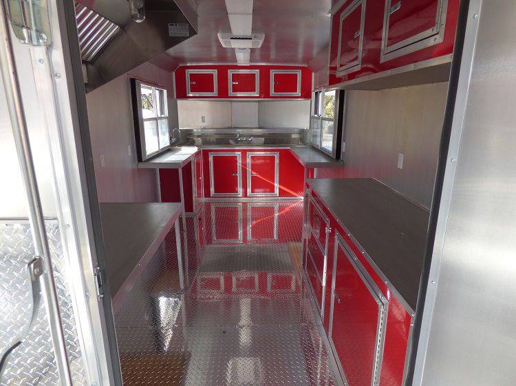 1173-concession-trailer-8.5-x-24-red-event-catering-bbq-smoker-enclosed-36.jpg Concession Trailer 8.5' x 24' (Red) Event Catering BBQ Smoker Enclosed