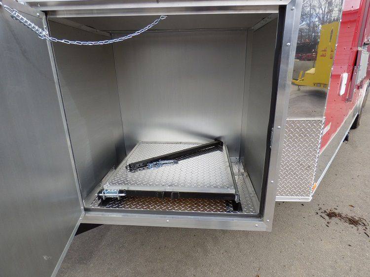 1173-concession-trailer-8.5-x-24-red-event-catering-bbq-smoker-enclosed-5.jpg Concession Trailer 8.5' x 24' (Red) Event Catering BBQ Smoker Enclosed
