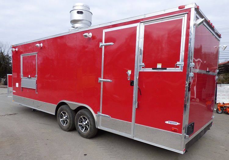 1173-concession-trailer-8.5-x-24-red-event-catering-bbq-smoker-enclosed-9.jpg Concession Trailer 8.5' x 24' (Red) Event Catering BBQ Smoker Enclosed