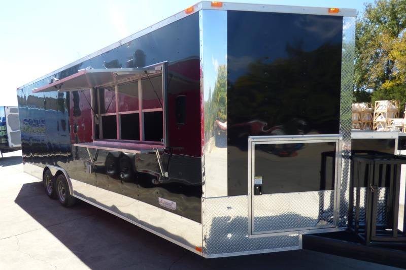 1176-concession-trailer-8.5-x-24-black-food-event-catering-bbq-23.jpg Concession Trailer 8.5' x 24' Black - Food Event Catering BBQ