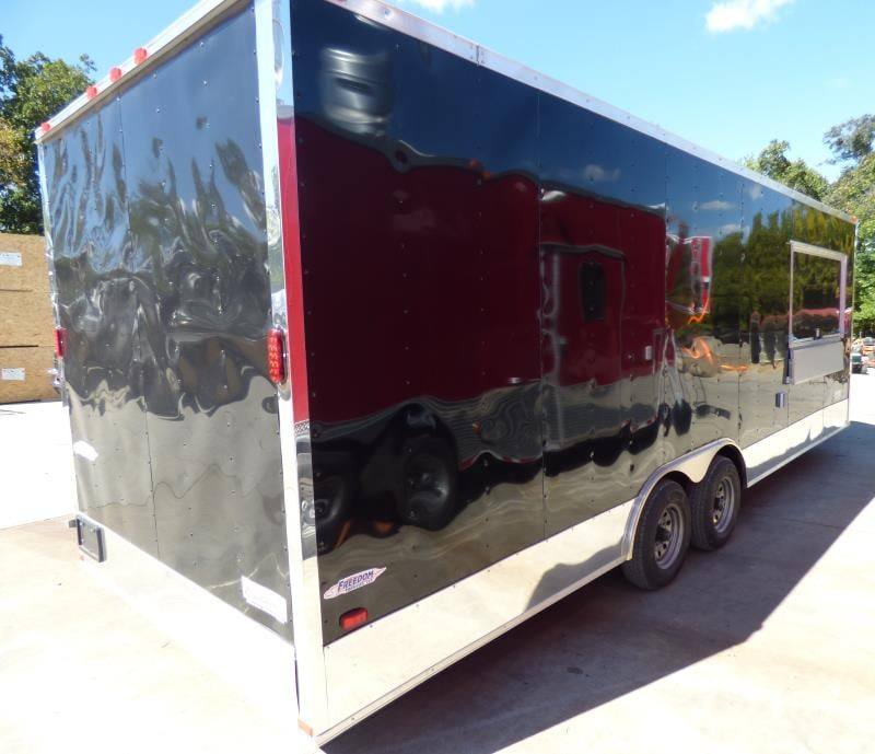 1176-concession-trailer-8.5-x-24-black-food-event-catering-bbq-3.jpg Concession Trailer 8.5' x 24' Black - Food Event Catering BBQ