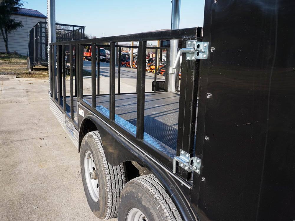 Concession Trailer 8.5' X 24' Black BBQ Food Event Catering