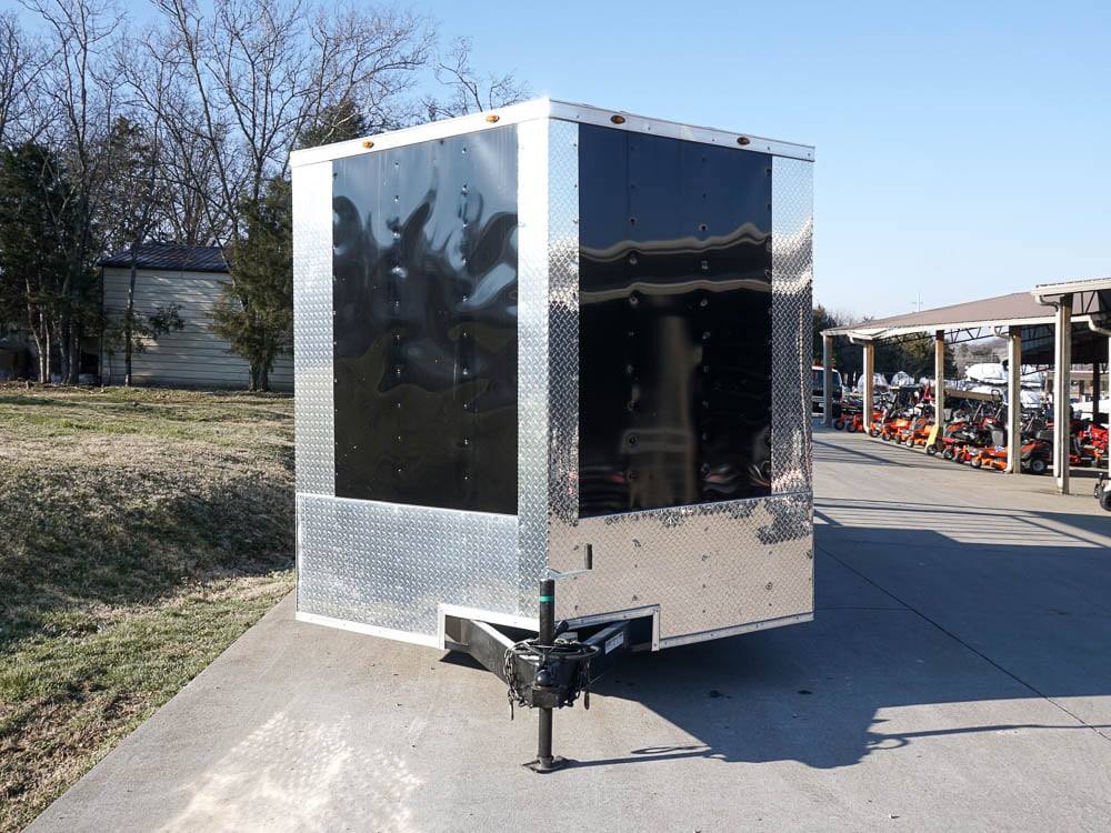 Concession Trailer 8.5' X 24' Black BBQ Food Event Catering