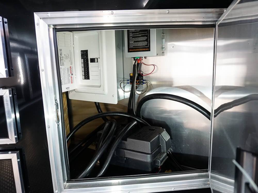 Concession Trailer 8.5' X 24' Black BBQ Food Event Catering