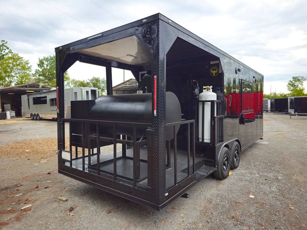 1180-concession-trailer-8.5-x-24-black-event-bbq-catering-12.jpg Concession Trailer 8.5' X 24' Black Event BBQ Catering