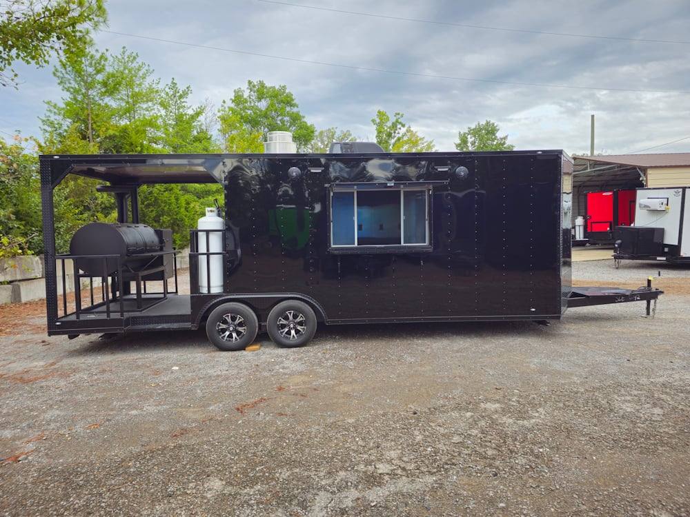1180-concession-trailer-8.5-x-24-black-event-bbq-catering-16.jpg Concession Trailer 8.5' X 24' Black Event BBQ Catering