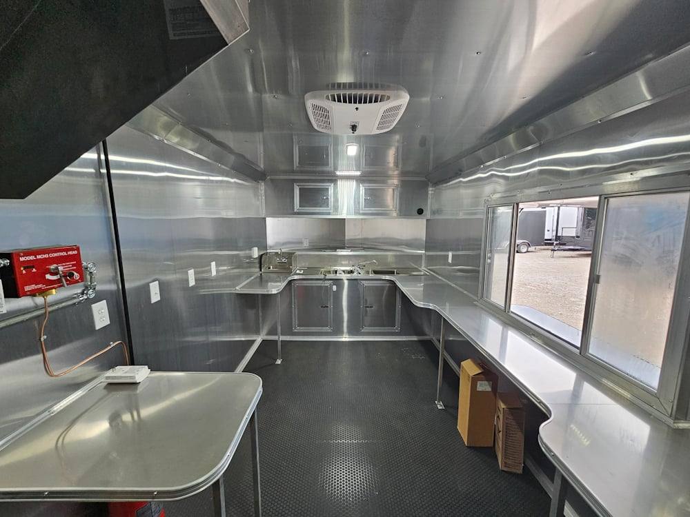 1180-concession-trailer-8.5-x-24-black-event-bbq-catering-21.jpg Concession Trailer 8.5' X 24' Black Event BBQ Catering
