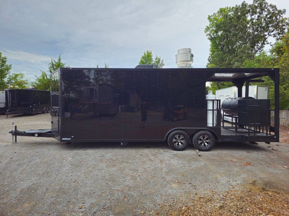 1180-concession-trailer-8.5-x-24-black-event-bbq-catering-9.jpg Concession Trailer 8.5' X 24' Black Event BBQ Catering