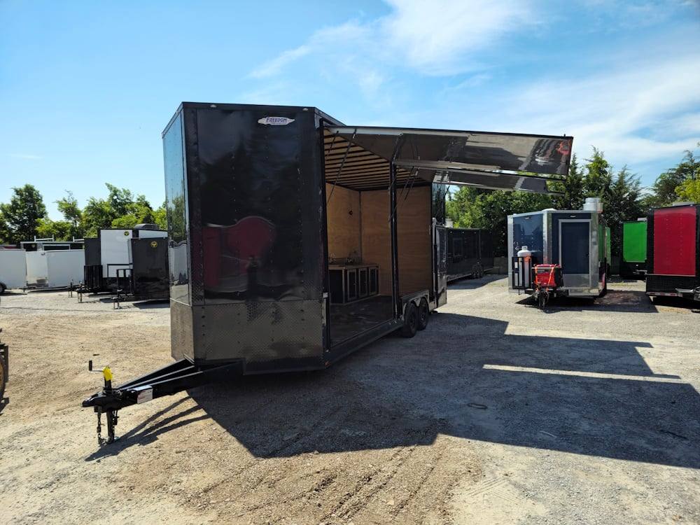 1181-concession-trailer-8.5-x-24-black-event-vending-marketing-3.jpg Concession Trailer 8.5' X 24' Black Event Vending Marketing