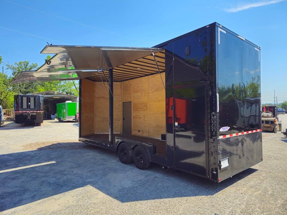 1181-concession-trailer-8.5-x-24-black-event-vending-marketing-5.jpg Concession Trailer 8.5' X 24' Black Event Vending Marketing