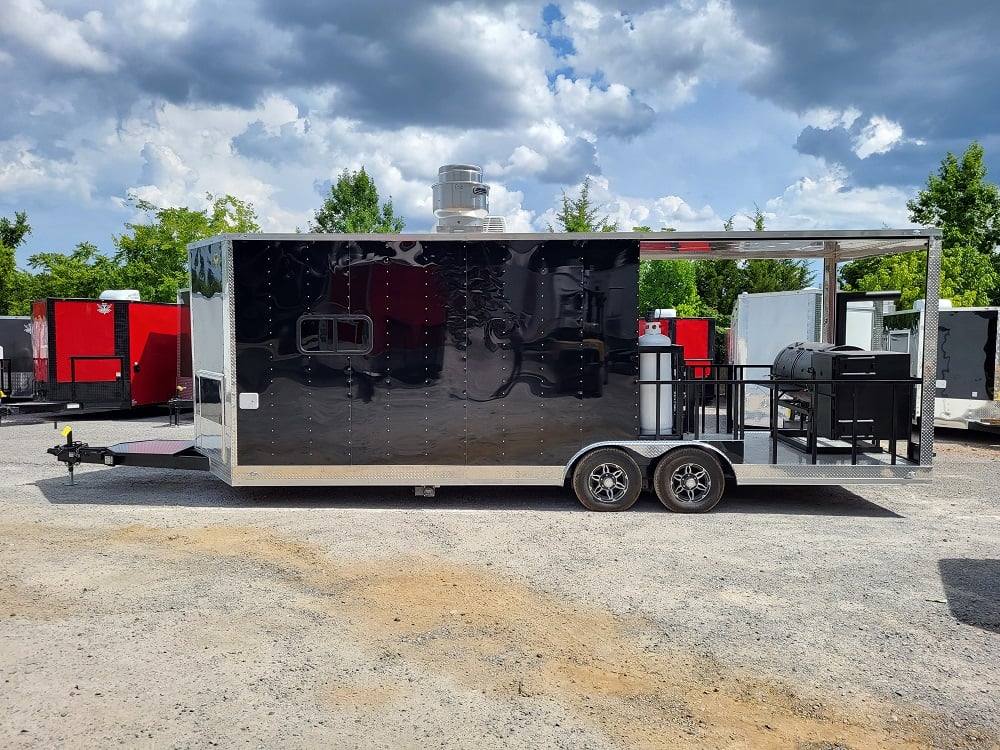 1182-concession-trailer-8.5-x-24-black-food-bbq-event-catering-8.jpg Concession Trailer 8.5' X 24' Black Food BBQ Event Catering