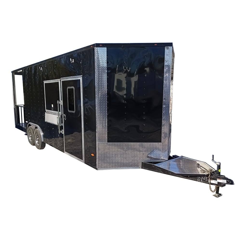 1184-concession-trailer-8.5-x-24-black-pizza-event-catering-1.jpg Concession Trailer 8.5' X 24' Black Pizza Event Catering