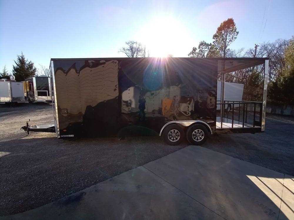 1184-concession-trailer-8.5-x-24-black-pizza-event-catering-8.jpg Concession Trailer 8.5' X 24' Black Pizza Event Catering