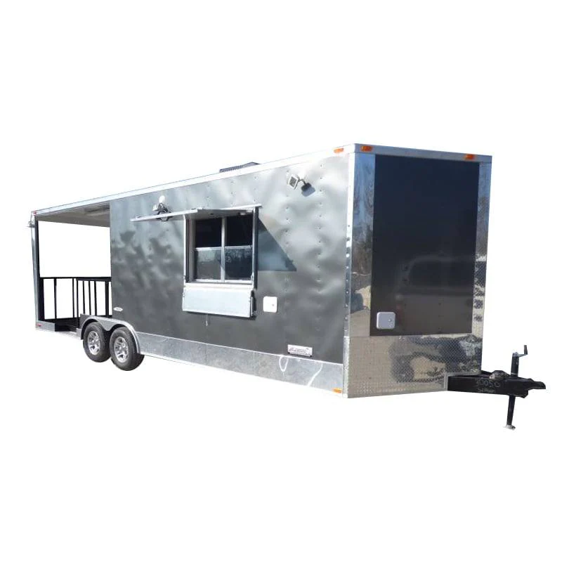 1185-concession-trailer-8.5-x-24-charcoal-gray-catering-food-smoker-bbq-restroom-1.webp Concession Trailer 8.5' x 24' Charcoal Gray- Catering Food Smoker BBQ Restroom
