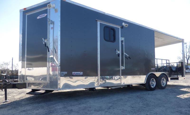 1185-concession-trailer-8.5-x-24-charcoal-gray-catering-food-smoker-bbq-restroom-24.jpg Concession Trailer 8.5' x 24' Charcoal Gray- Catering Food Smoker BBQ Restroom