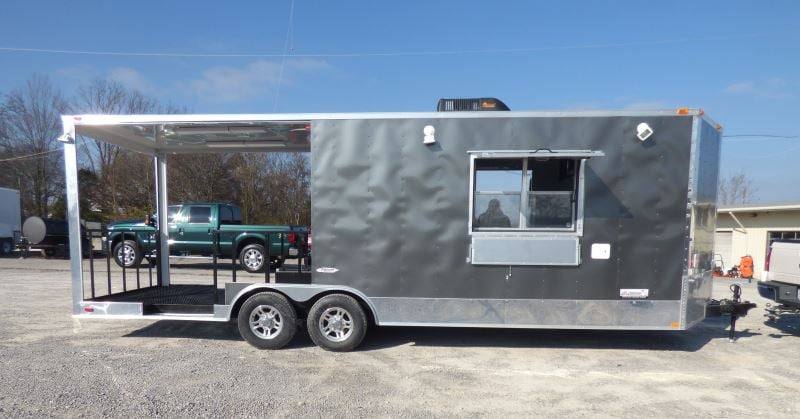 1185-concession-trailer-8.5-x-24-charcoal-gray-catering-food-smoker-bbq-restroom-27.jpg Concession Trailer 8.5' x 24' Charcoal Gray- Catering Food Smoker BBQ Restroom