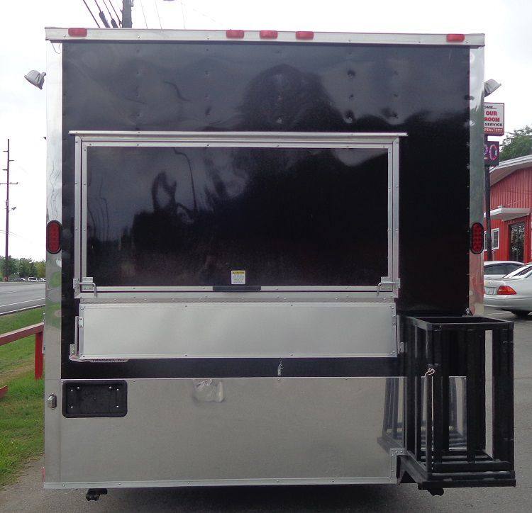 1187-concession-trailer-8.5-x-24-event-catering-kitchen-black-5.jpg Concession Trailer 8.5' x 24' Event Catering Kitchen - Black
