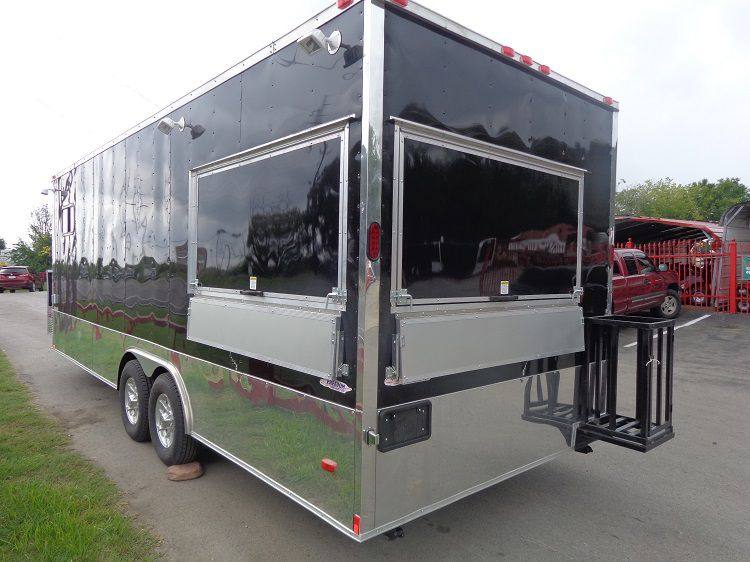 1187-concession-trailer-8.5-x-24-event-catering-kitchen-black-9.jpg Concession Trailer 8.5' x 24' Event Catering Kitchen - Black