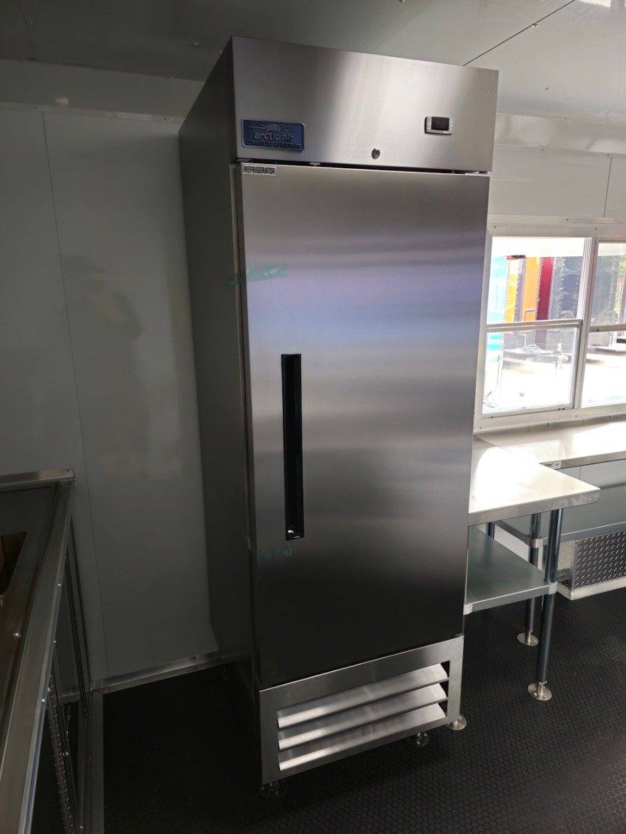 Concession Trailer 8.5' X 24' Indigo Blue BBQ Catering Event
