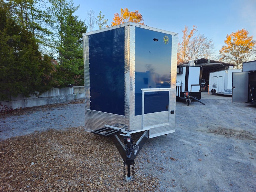 Concession Trailer 8.5' X 24' Indigo Blue Ice Cream Event Vending