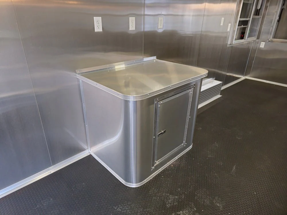Concession Trailer 8.5' X 24' Indigo Blue Ice Cream Event Vending
